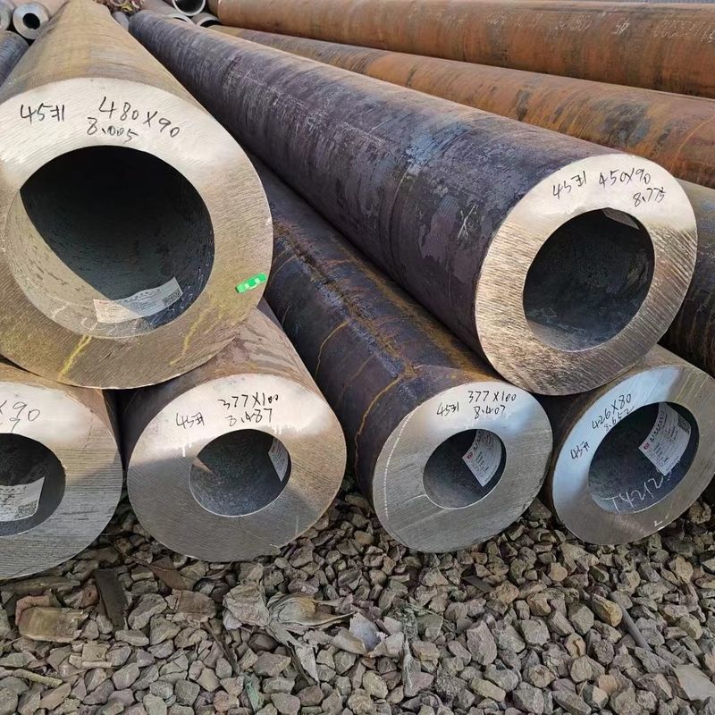 ASTM โลหะเหล็กสแตนเลส ท่อเหล็กไร้รอย DIN กลางแข็ง 12M รถยนต์ API ไม่ปรับน้ํามัน